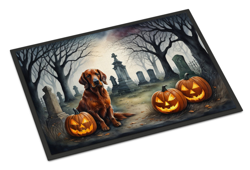 Irish Setter Spooky Halloween Indoor or Outdoor Mat 24x36