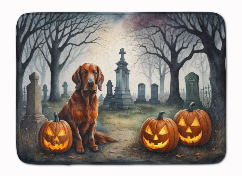 Irish Setter Spooky Halloween Memory Foam Kitchen Mat
