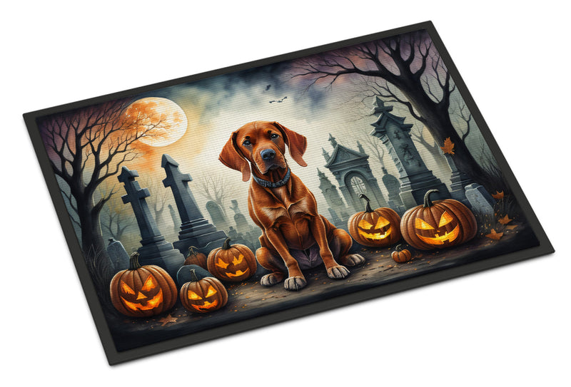 Vizsla Spooky Halloween Indoor or Outdoor Mat 24x36