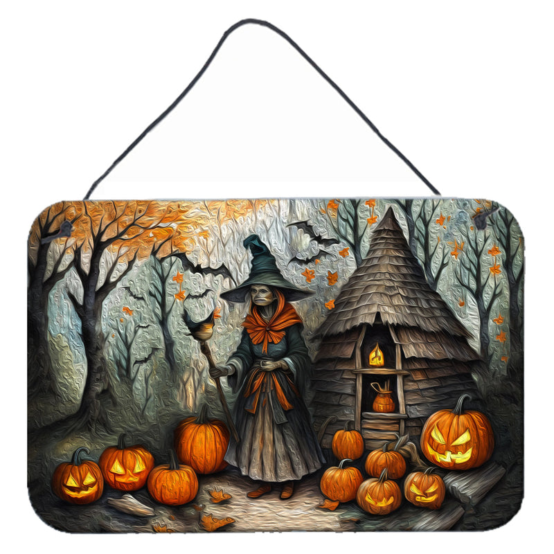 Slavic Witch Spooky Halloween Wall or Door Hanging Prints