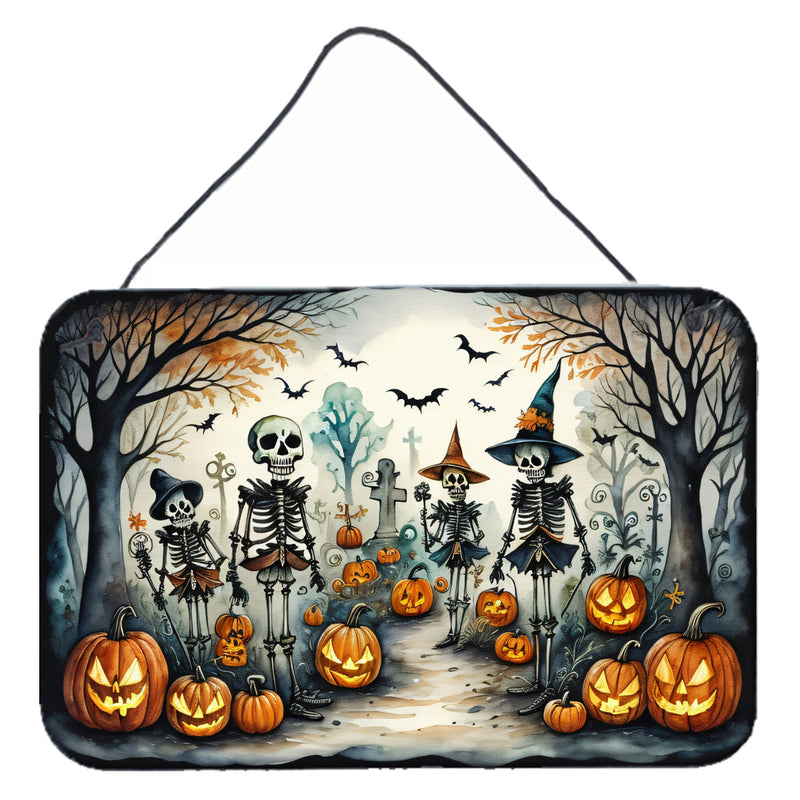 Calacas Skeletons Spooky Halloween Wall or Door Hanging Prints