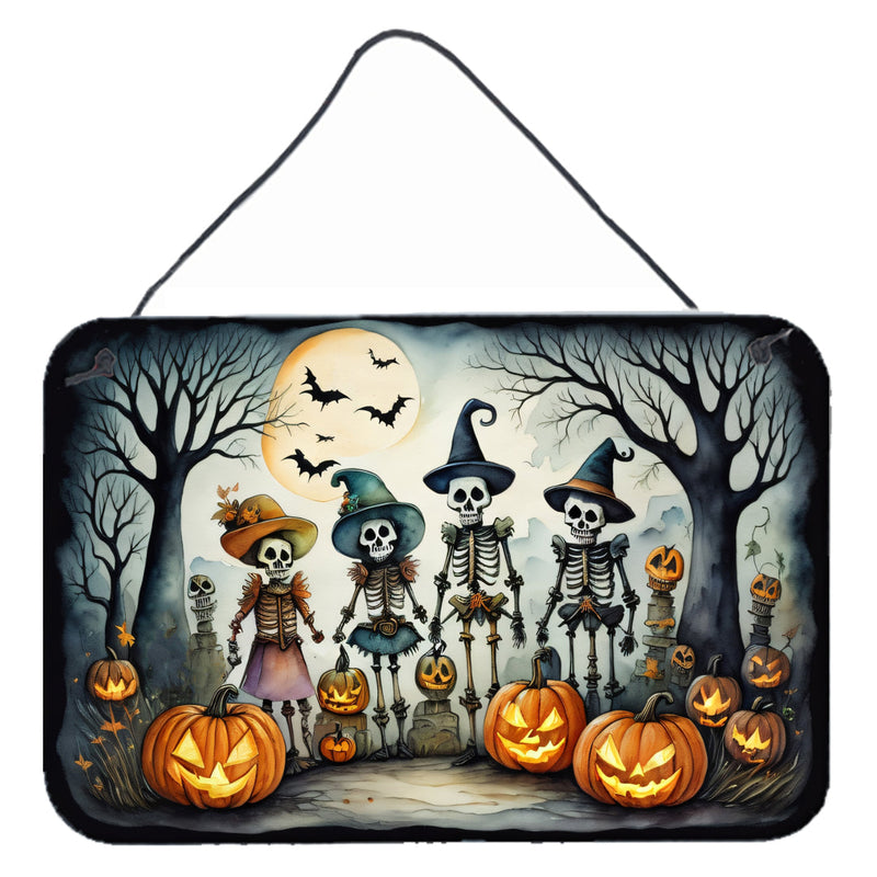 Calacas Skeletons Spooky Halloween Wall or Door Hanging Prints