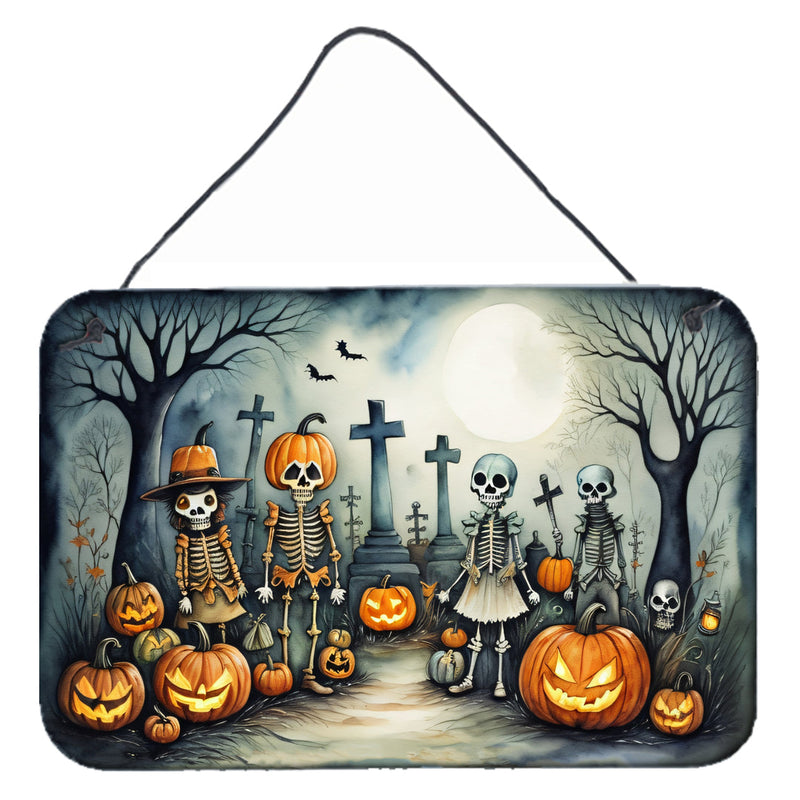 Calacas Skeletons Spooky Halloween Wall or Door Hanging Prints