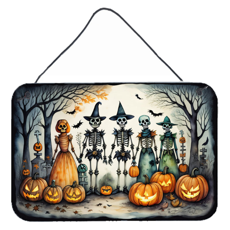 Calacas Skeletons Spooky Halloween Wall or Door Hanging Prints