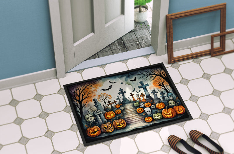 Day of the Dead Spooky Halloween Doormat 18x27