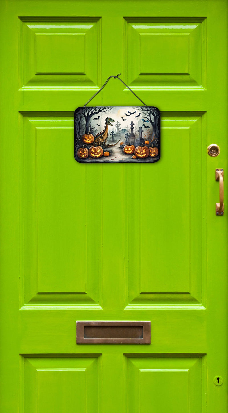 Dinosaurs Spooky Halloween Wall or Door Hanging Prints