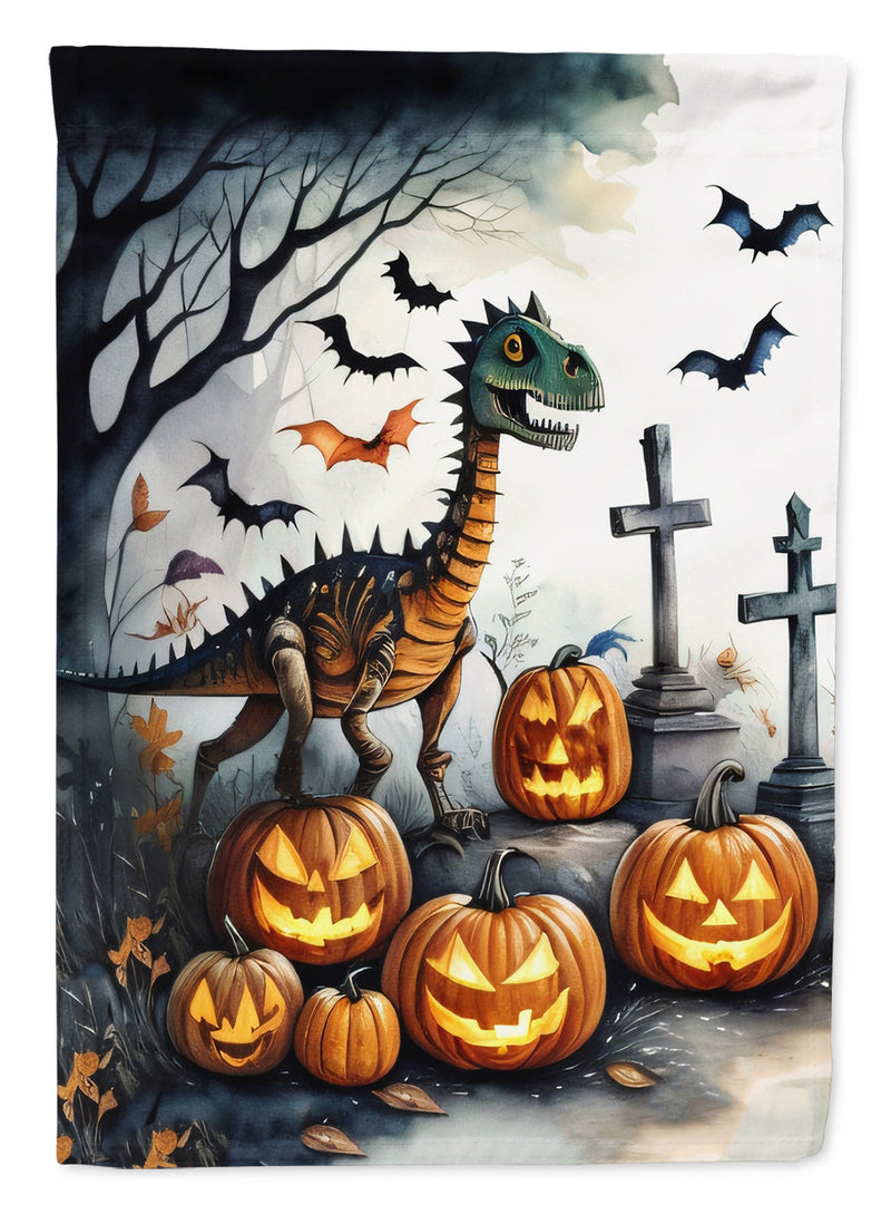 Dinosaurs Spooky Halloween Garden Flag – Outdoor Decorative Yard Flag