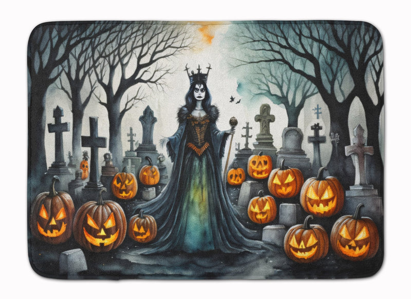 Evil Queen Spooky Halloween Memory Foam Kitchen Mat