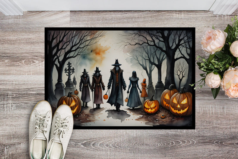 Vampires Spooky Halloween Indoor or Outdoor Mat 24x36