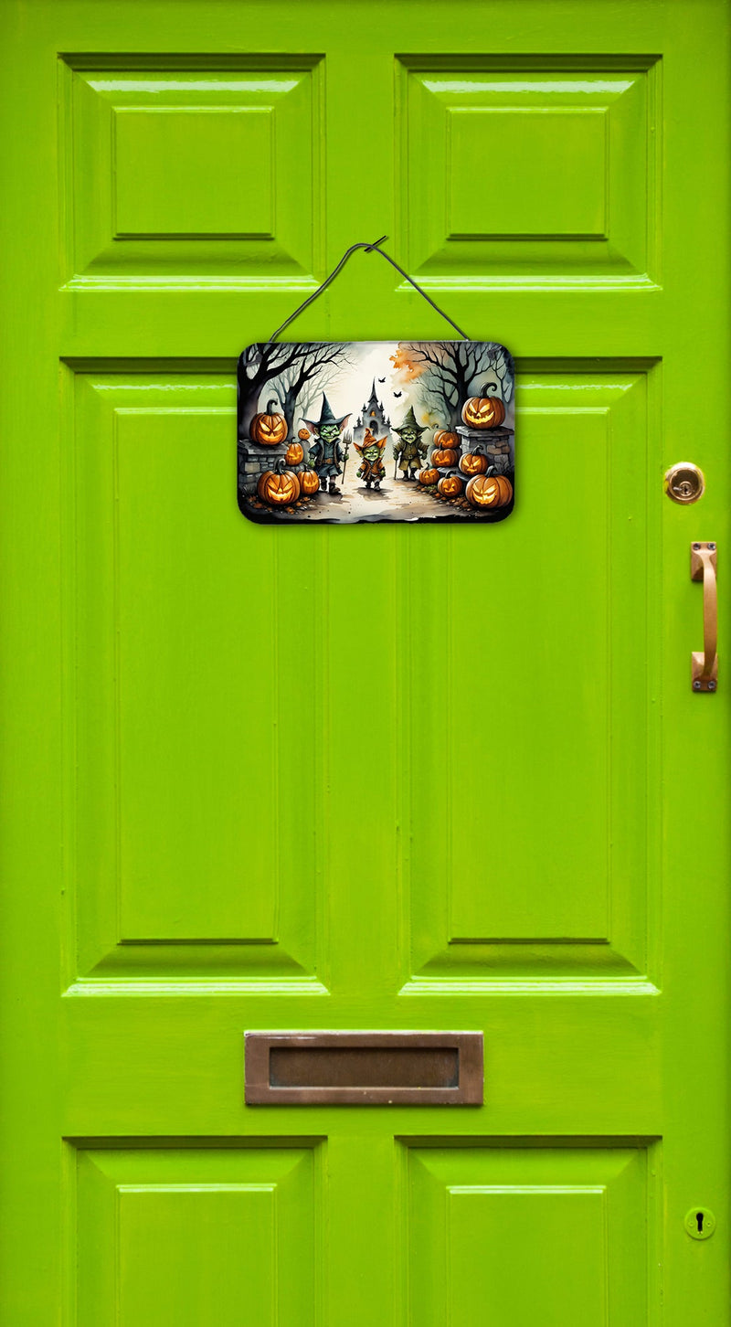 Goblins Spooky Halloween Wall or Door Hanging Prints