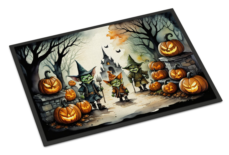 Goblins Spooky Halloween Doormat 18x27