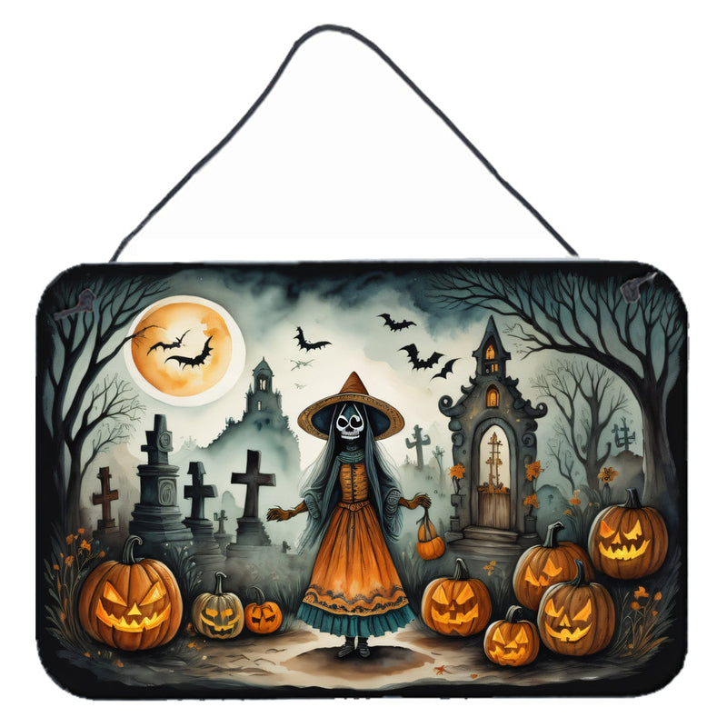 La Llorona Skeleton Spooky Halloween Wall or Door Hanging Prints