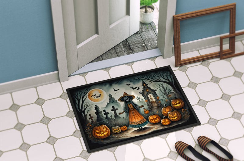 La Llorona Skeleton Spooky Halloween Indoor or Outdoor Mat 24x36