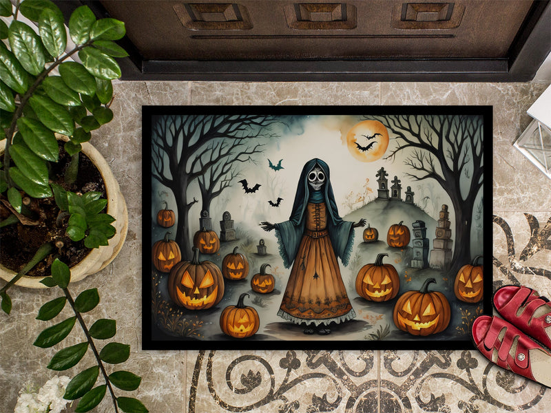 La Llorona Skeleton Spooky Halloween Indoor or Outdoor Mat 24x36