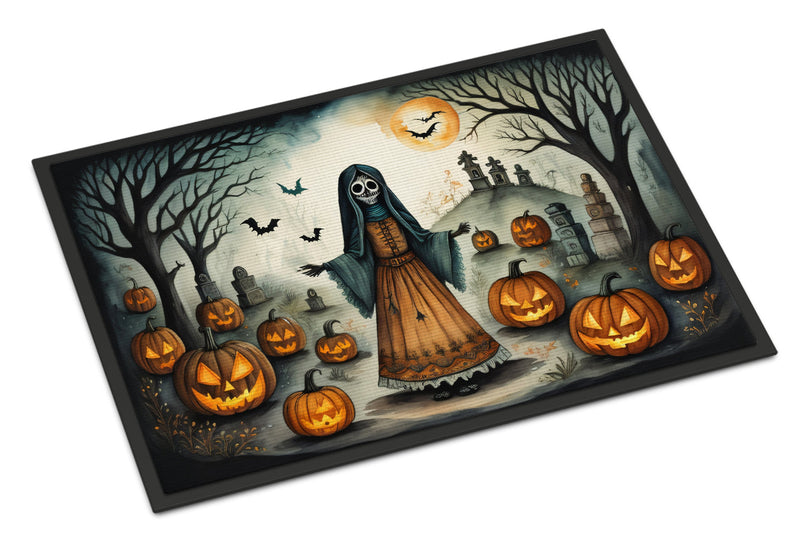 La Llorona Skeleton Spooky Halloween Indoor or Outdoor Mat 24x36