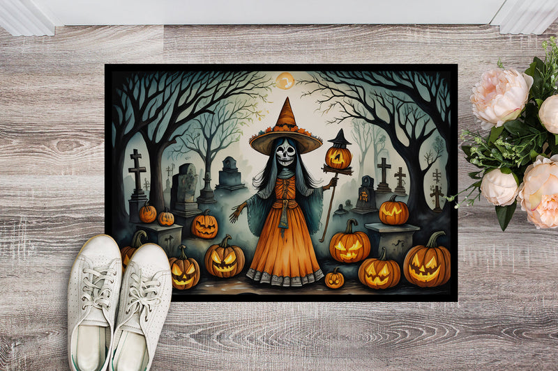 La Llorona Skeleton Spooky Halloween Indoor or Outdoor Mat 24x36