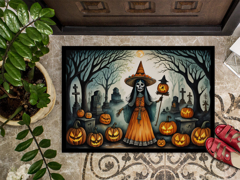 La Llorona Skeleton Spooky Halloween Indoor or Outdoor Mat 24x36