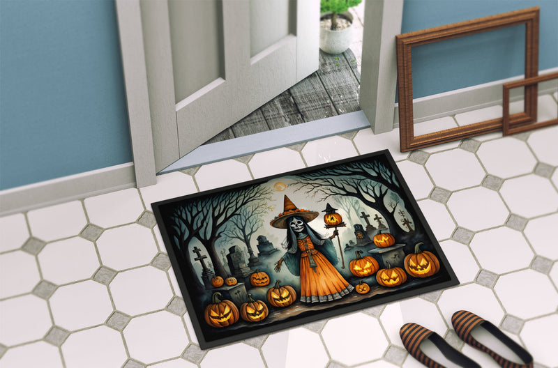 La Llorona Skeleton Spooky Halloween Indoor or Outdoor Mat 24x36