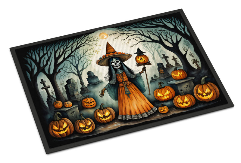 La Llorona Skeleton Spooky Halloween Indoor or Outdoor Mat 24x36