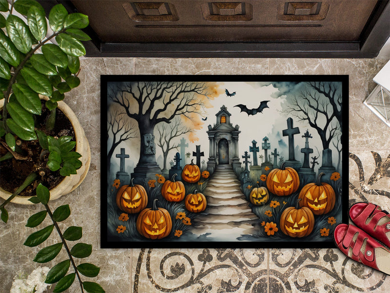 Marigold Spooky Halloween Doormat 18x27