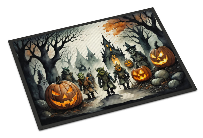 Orcs Spooky Halloween Indoor or Outdoor Mat 24x36