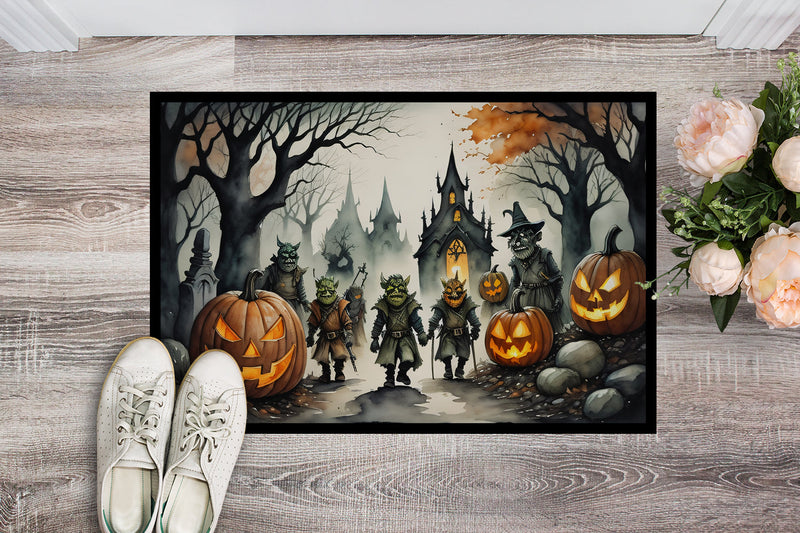 Orcs Spooky Halloween Doormat 18x27