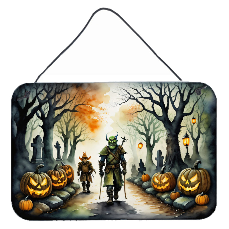 Orcs Spooky Halloween Wall or Door Hanging Prints