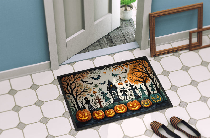 Papel Picado Skeletons Spooky Halloween Indoor or Outdoor Mat 24x36