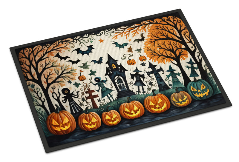 Papel Picado Skeletons Spooky Halloween Indoor or Outdoor Mat 24x36