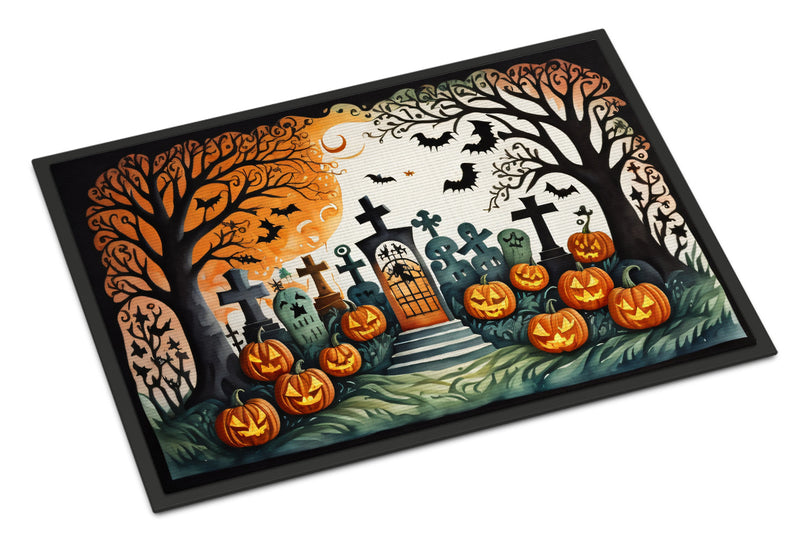 Papel Picado Skeletons Spooky Halloween Indoor or Outdoor Mat 24x36