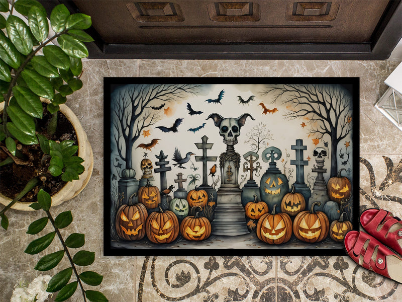 Pet Cemetery Spooky Halloween Indoor or Outdoor Mat 24x36