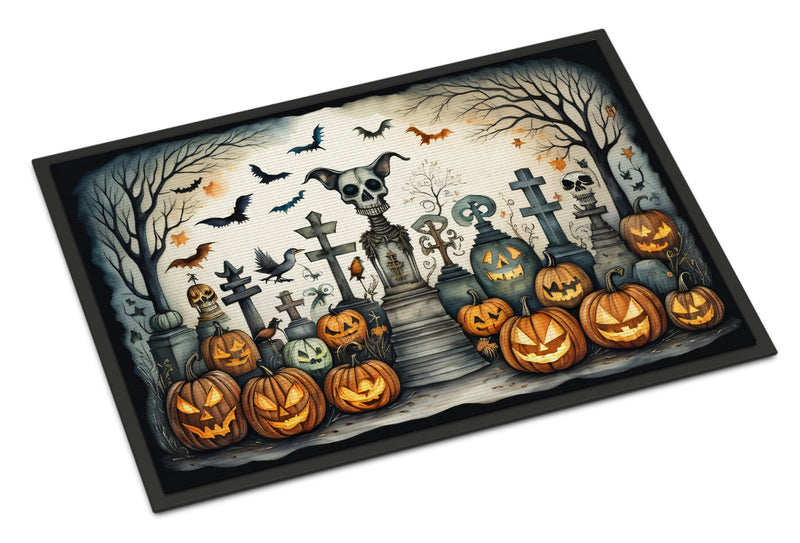 Pet Cemetery Spooky Halloween Doormat 18x27