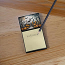 Pet Cemetery Spooky Halloween Sticky Note Holder- Refiilable Desk Accessory Note Pad