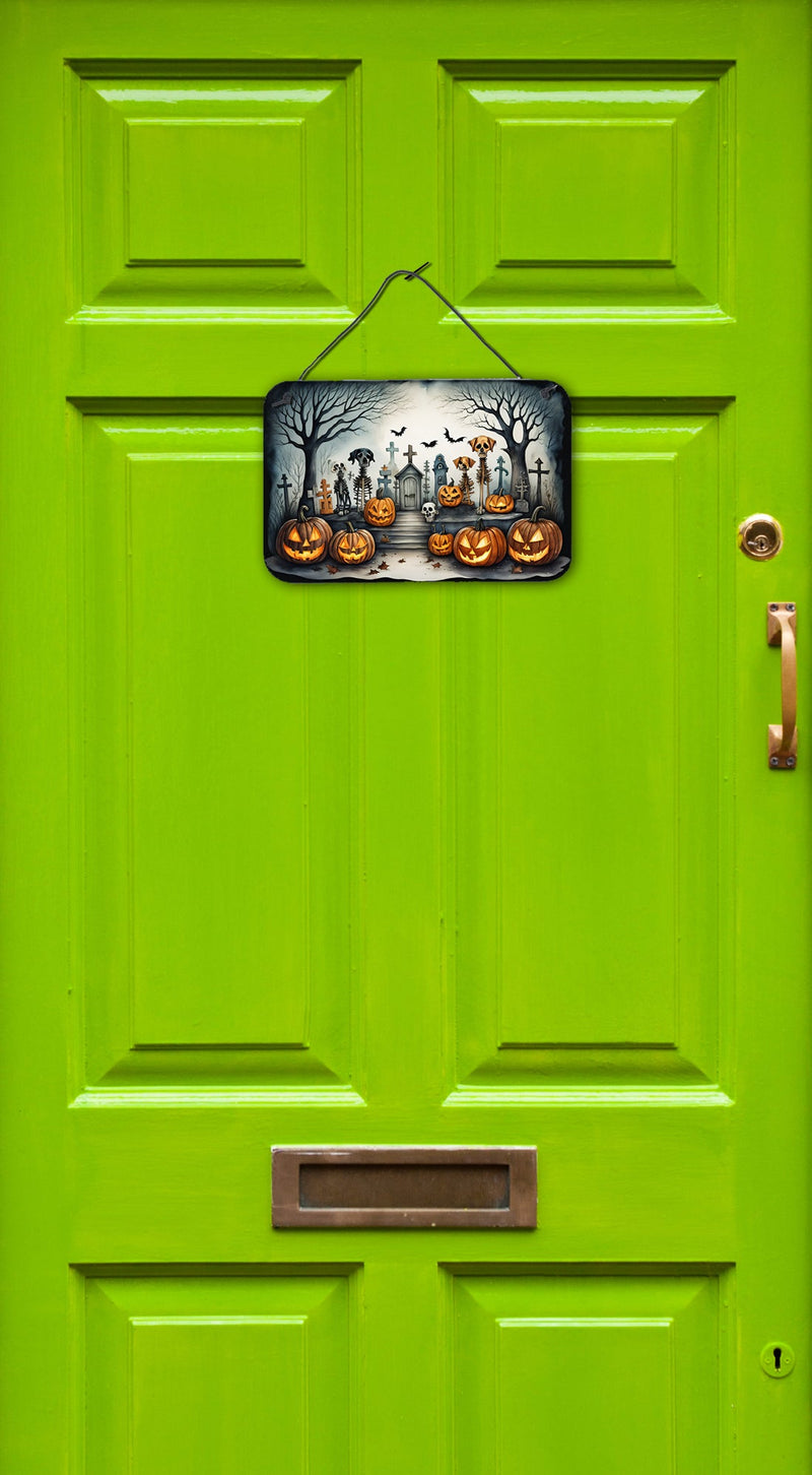 Pet Cemetery Spooky Halloween Wall or Door Hanging Prints