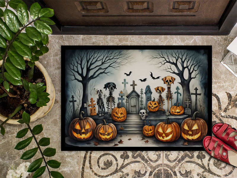 Pet Cemetery Spooky Halloween Indoor or Outdoor Mat 24x36