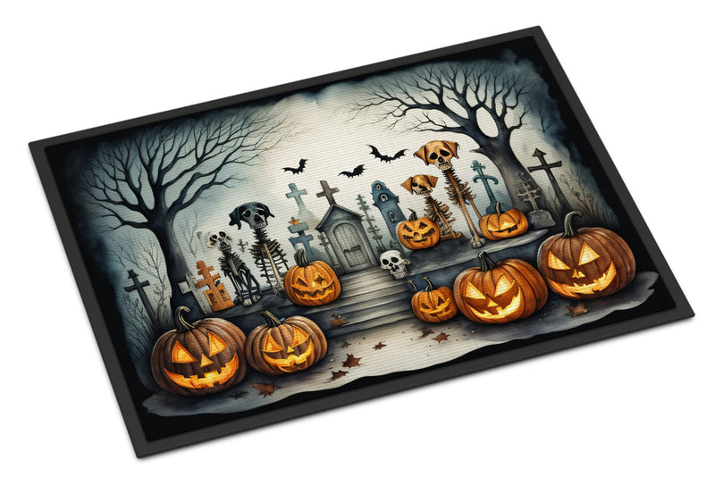 Pet Cemetery Spooky Halloween Indoor or Outdoor Mat 24x36