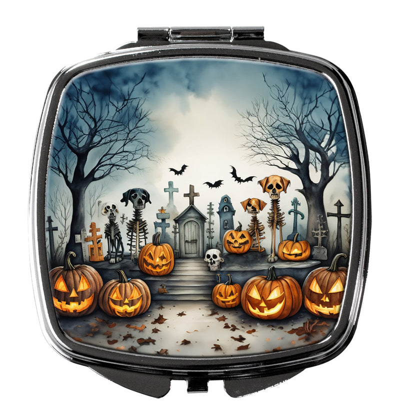 Pet Cemetery Spooky Halloween Compact Mirror