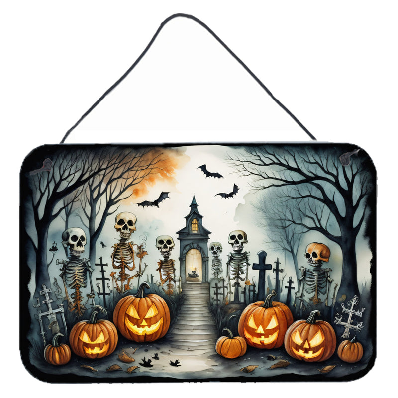 Skeleton Spooky Halloween Wall or Door Hanging Prints