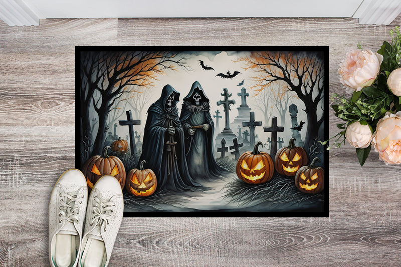 The Grim Reaper Spooky Halloween Indoor or Outdoor Mat 24x36