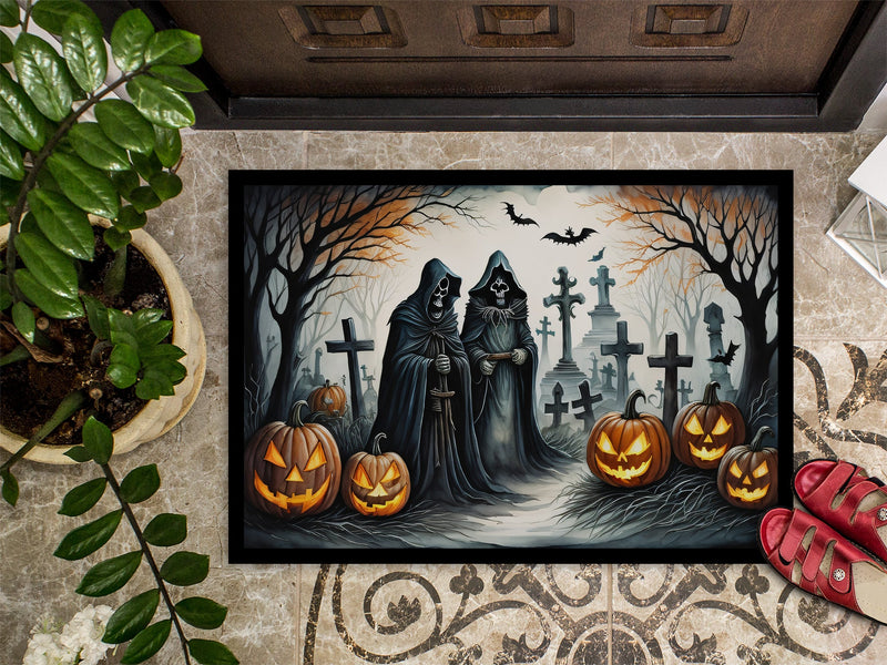 The Grim Reaper Spooky Halloween Doormat 18x27