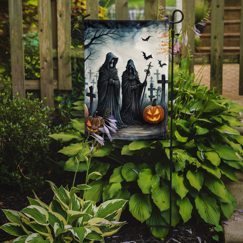 The Grim Reaper Spooky Halloween Garden Flag – Outdoor Decorative Yard Flag