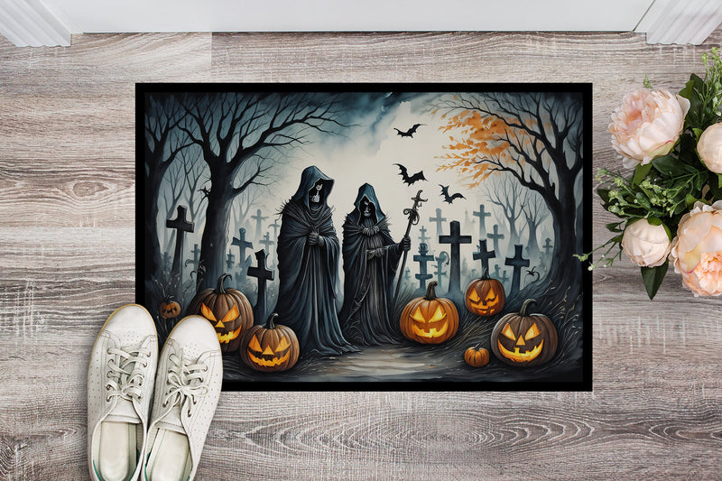 The Grim Reaper Spooky Halloween Indoor or Outdoor Mat 24x36