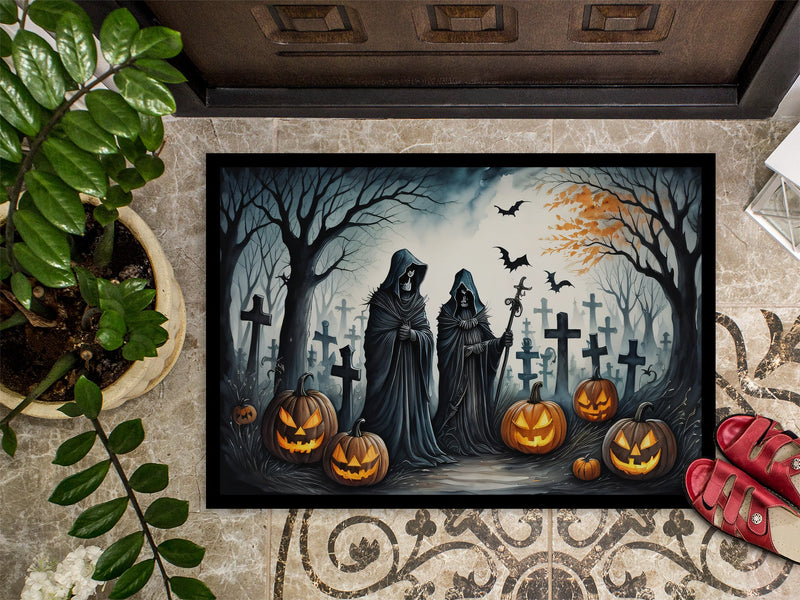 The Grim Reaper Spooky Halloween Indoor or Outdoor Mat 24x36