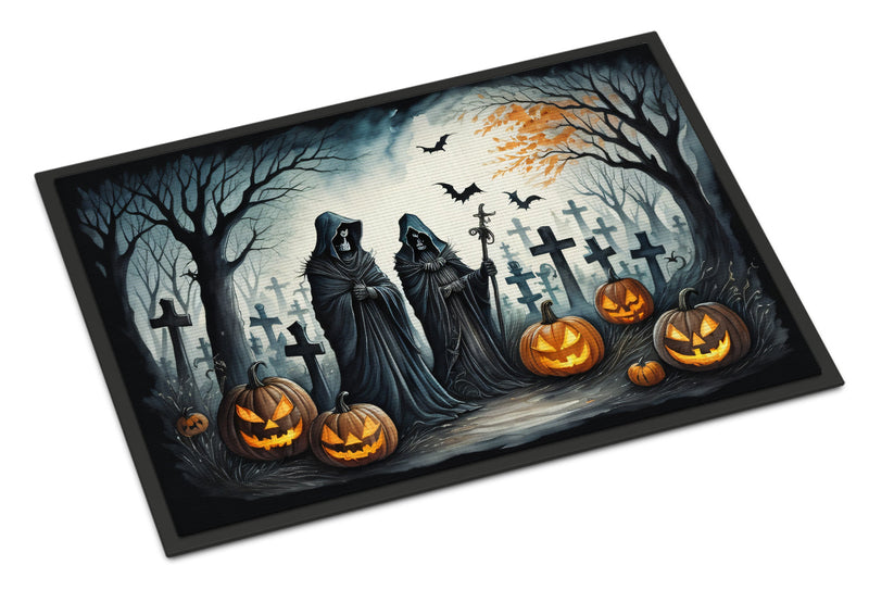 The Grim Reaper Spooky Halloween Indoor or Outdoor Mat 24x36