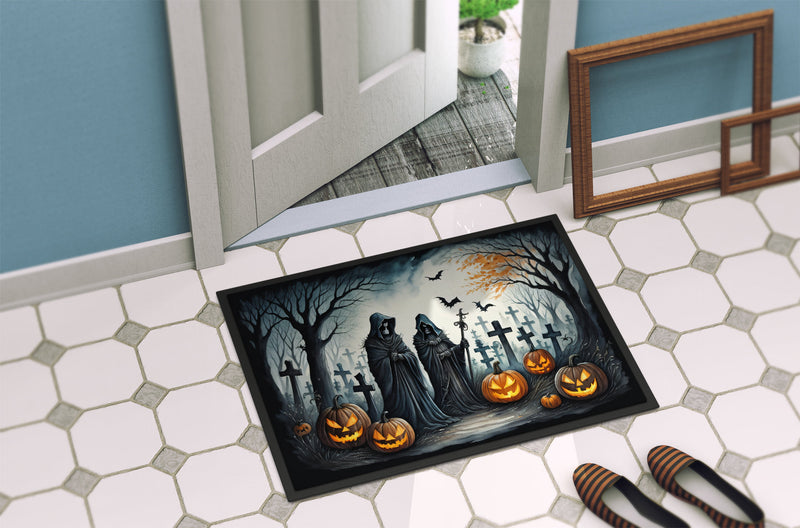 The Grim Reaper Spooky Halloween Doormat 18x27