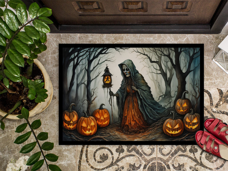 The Weeping Woman Spooky Halloween Indoor or Outdoor Mat 24x36