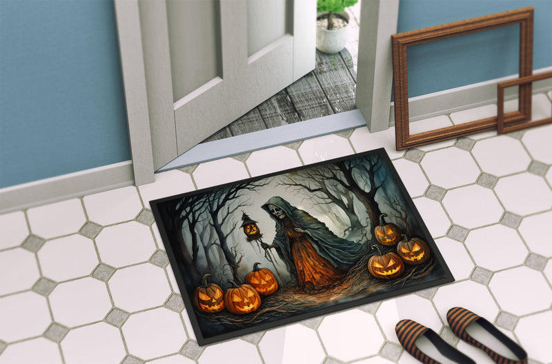 The Weeping Woman Spooky Halloween Indoor or Outdoor Mat 24x36