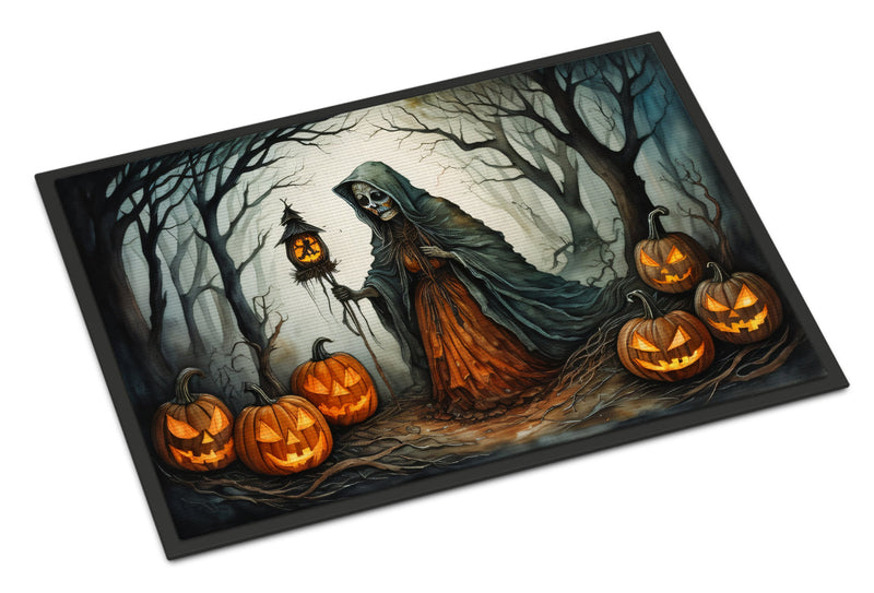 The Weeping Woman Spooky Halloween Indoor or Outdoor Mat 24x36