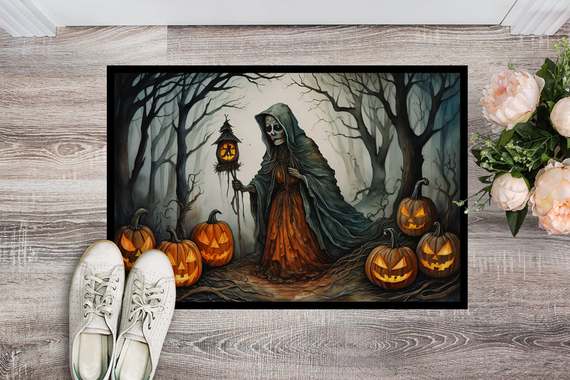 The Weeping Woman Spooky Halloween Doormat 18x27