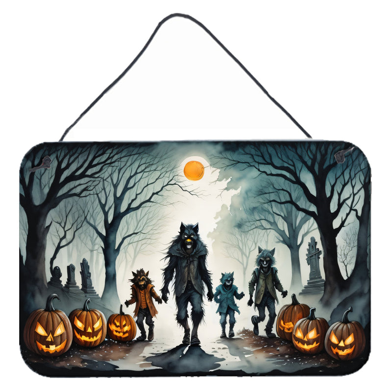 Werewolves Spooky Halloween Wall or Door Hanging Prints